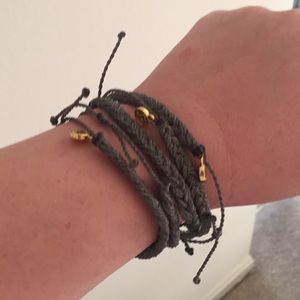 Dark Grey Braided Bracelet